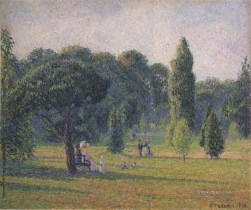 Camille Pissarro Painting - Jardines de Kew Sunset 1892 Camille Pissarro